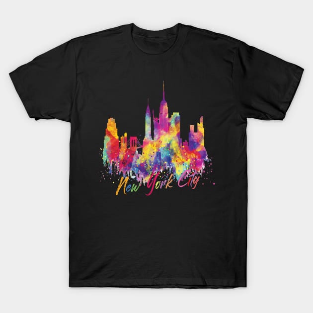 'New York City Skyline NYC' New York City Gift T-Shirt by ourwackyhome